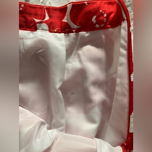 MARIO SERRANI RED AND WHITE FLORAL PLEATED SKIRT- Size Small - Picture 8 of 8